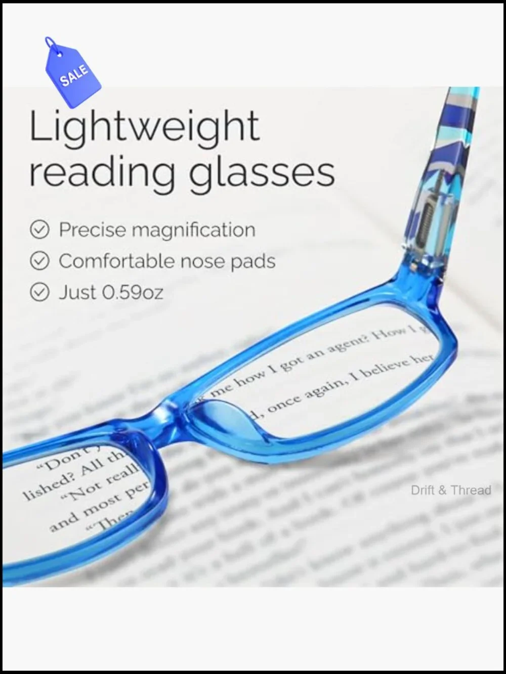 5-Pack Fashion Reading Glasses Spring Hinge Blue Light